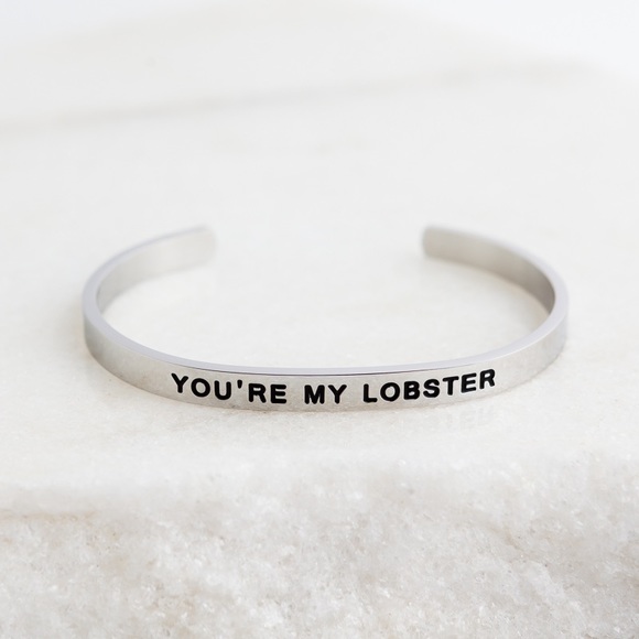 Lillian & Co. Jewelry - Lillian & Co. “You Are My Lobster” Stainless Steel Cuff Bracelet